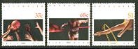 24th Summer Olympic Games - Seoul  Mint Set of 3 Stamps Australia, 1988